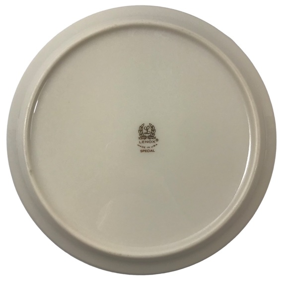 LENOX Special Holly & Berry Small Fruit Dessert Sauce Bowl Ivory with Gold Rim - Picture 5 of 8